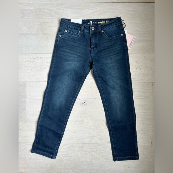 NWT 7 Seven for all mankind Josefina size 8 skinny boyfriend jeans - Picture 1 of 6